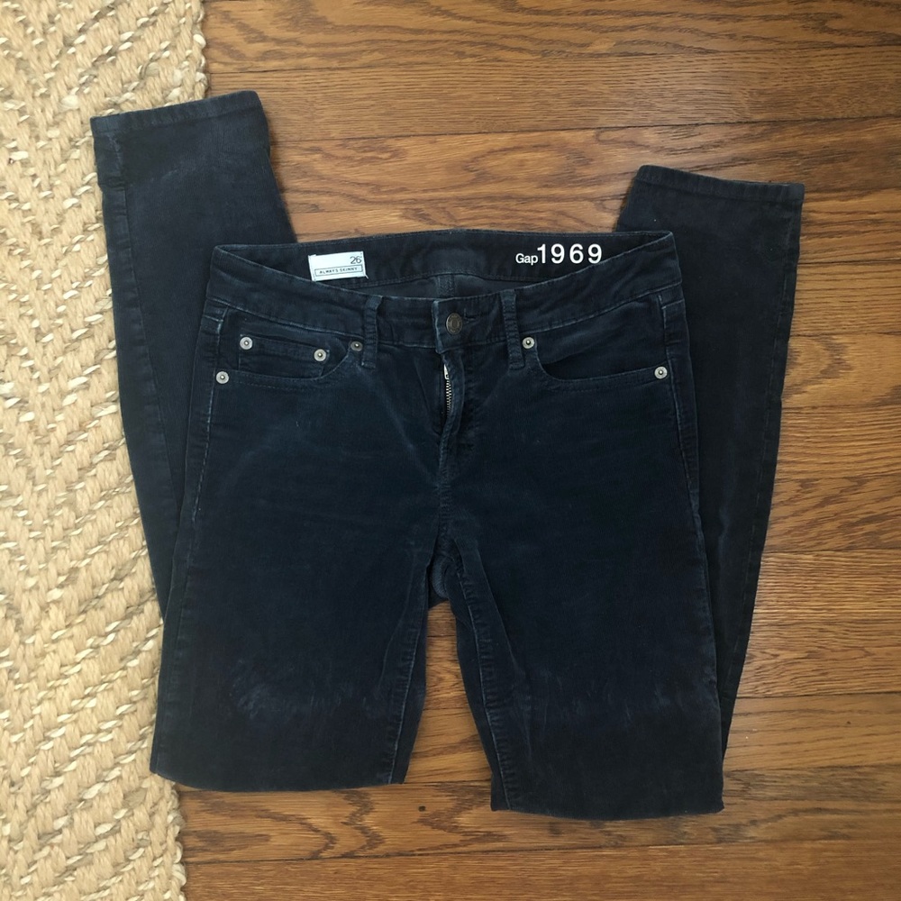 GAP navy blue corduroy pants